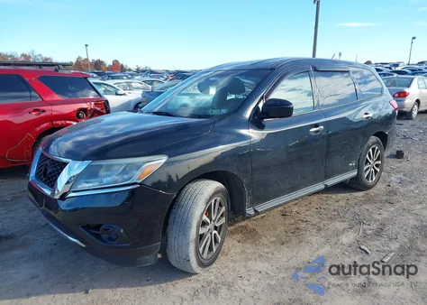 2014 Nissan Pathfinder S z USA, uszkodzony, nr VIN 5N1AR2MM3EC728464